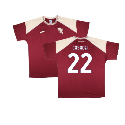 2024-2025 Torino Free Time T-Shirt (Burgundy) (Casadei 22)