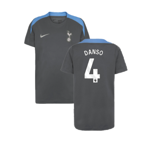 2024-2025 Tottenham Strike Dri-Fit Shirt (Dark Grey) - Kids (Danso 4)