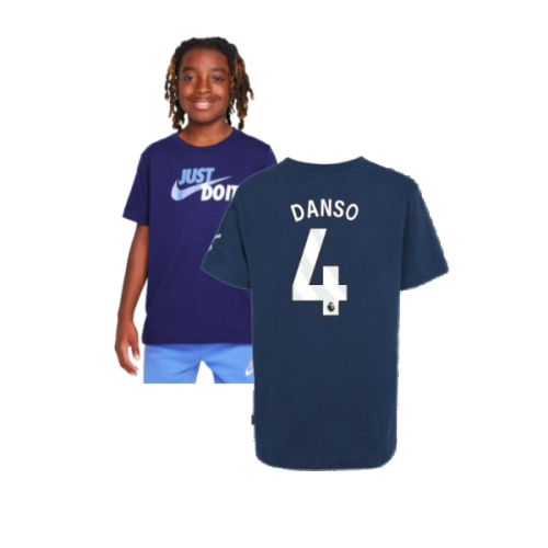 2024-2025 Tottenham Hotspur Just Do It T-Shirt (Navy) - Kids (Danso 4)