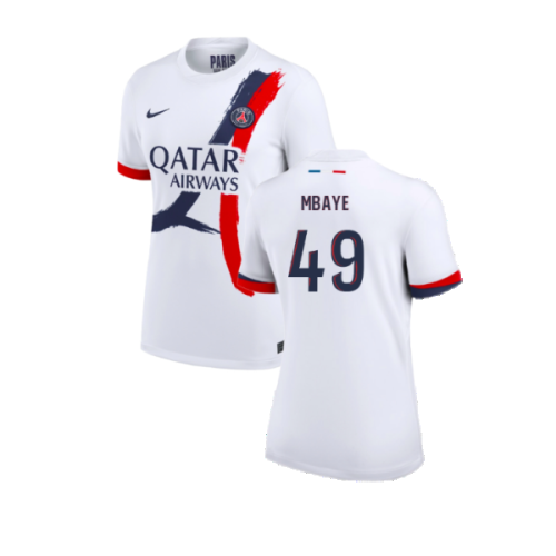 2024-2025 PSG Away Shirt (Womens) (Mbaye 49)