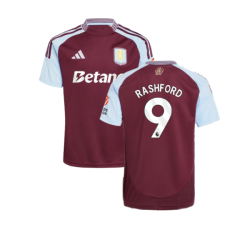 2024-2025 Aston Villa Home Shirt (Rashford 9)