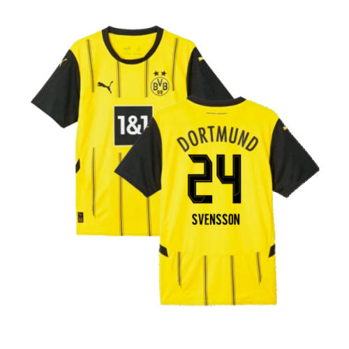 2024-2025 Borussia Dortmund Home Shirt (Svensson 24)