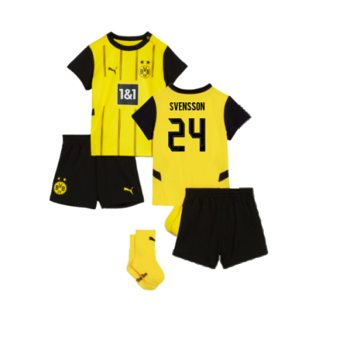 2024-2025 Borussia Dortmund Home Baby Kit (Svensson 24)