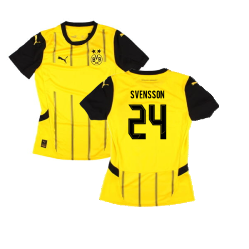 2024-2025 Borussia Dortmund Home Shirt (Ladies) (Svensson 24)