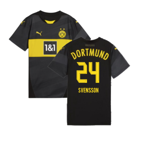 2024-2025 Borussia Dortmund Away Shirt (Ladies) (Svensson 24)