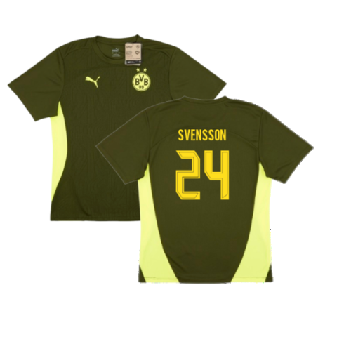 2024-2025 Borussia Dortmund Training Shirt (Myrtle) (Svensson 24)