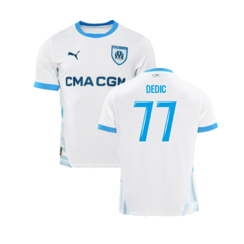 2024-2025 Marseille Home Shirt (Kids) (Dedic 77)