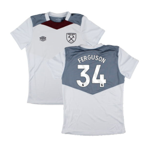 2024-2025 West Ham Training Jersey (Arctic Ice) - Kids (Ferguson 34)