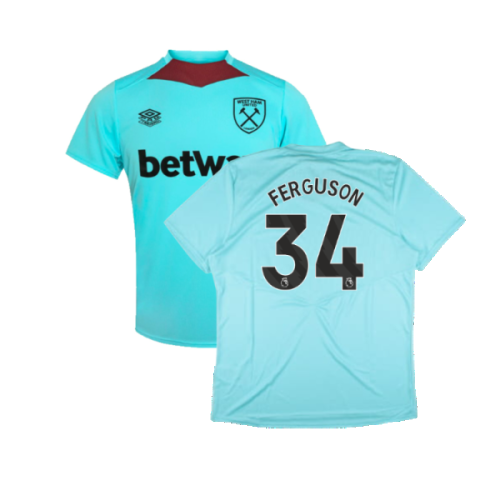 2024-2025 West Ham Training Jersey (Blue Radiance) (Ferguson 34)