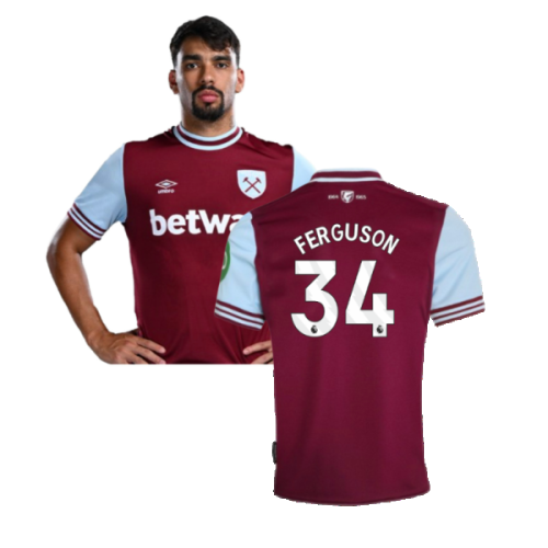 2024-2025 West Ham Home Shirt (Ferguson 34)