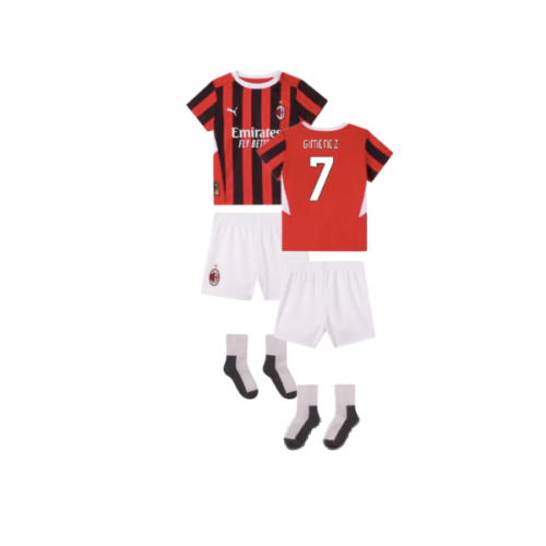 2024-2025 AC Milan Home Baby Kit (Gimenez 7)