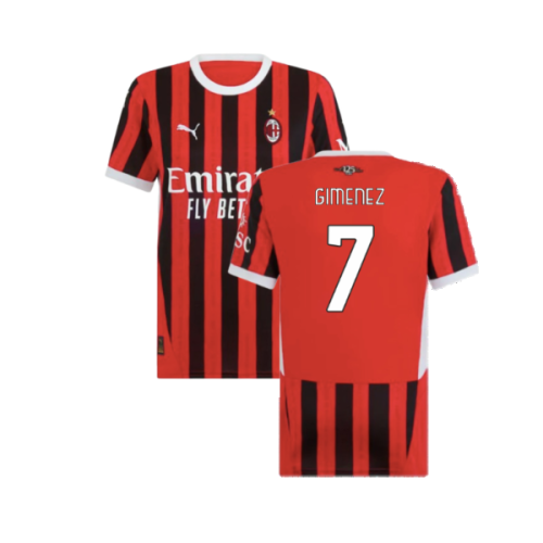 2024-2025 AC Milan Home Shirt (Womens) (Gimenez 7)