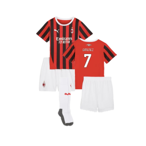 2024-2025 AC Milan Home Mini Kit (Gimenez 7)