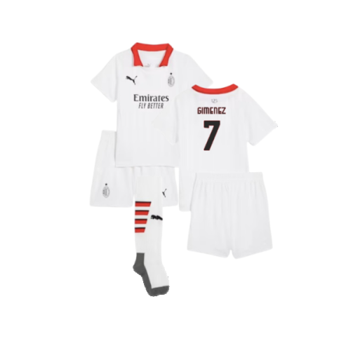 2024-2025 AC Milan Away Mini Kit (Gimenez 7)