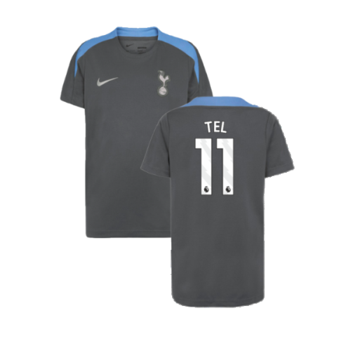 2024-2025 Tottenham Strike Dri-Fit Shirt (Dark Grey) - Kids (Tel 11)