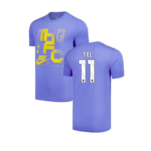 2024-2025 Tottenham Hotspur Futura T-Shirt (Sky Blue) (Tel 11)