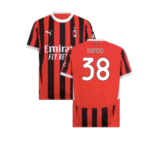 2024-2025 AC Milan Home Shirt (Bondo 38)