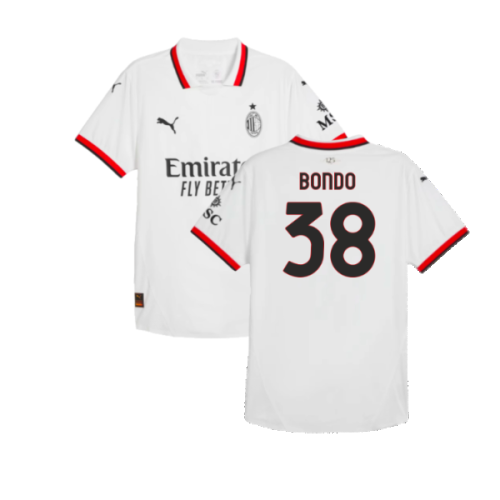 2024-2025 AC Milan Away Authentic Shirt (Bondo 38)