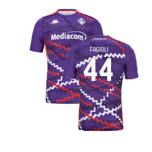 2024-2025 Fiorentina Training Shirt (Purple) (Fagioli 44)