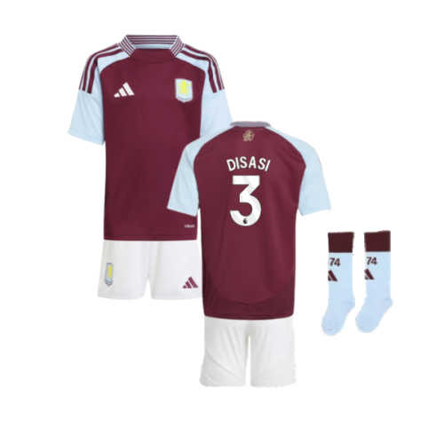 2024-2025 Aston Villa Home Mini Kit (Disasi 3)