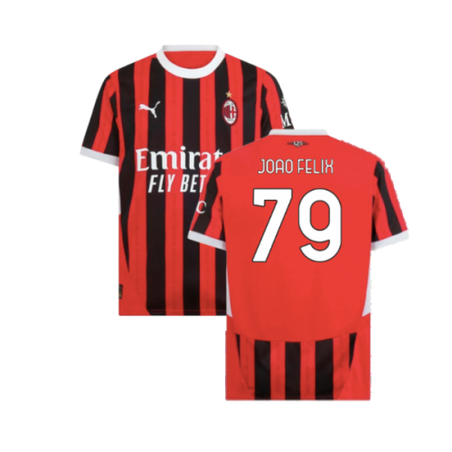 2024-2025 AC Milan Home Shirt (Joao Felix 79)