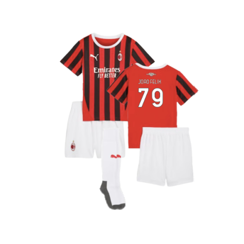 2024-2025 AC Milan Home Mini Kit (Joao Felix 79)