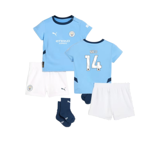 2024-2025 Man City Home Baby Kit (Nico 14)