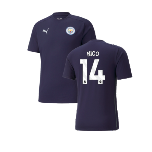 2024-2025 Man City Casuals Tee (Navy) (Nico 14)