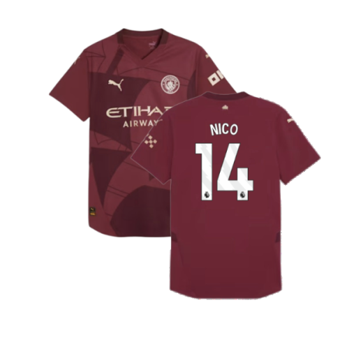 2024-2025 Man City Third Authentic Shirt (Nico 14)