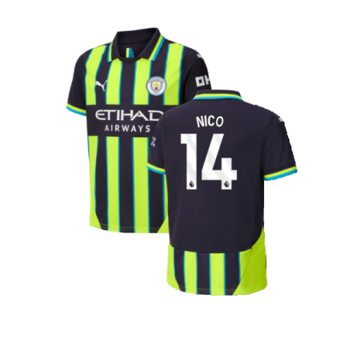 2024-2025 Man City Away Shirt (Kids) (Nico 14)