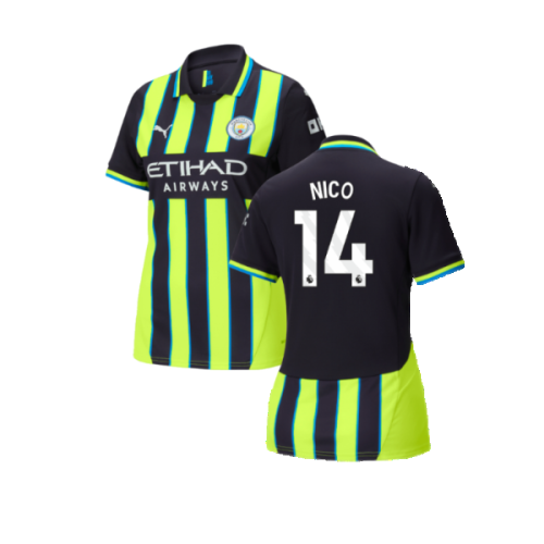 2024-2025 Man City Away Shirt (Womens) (Nico 14)