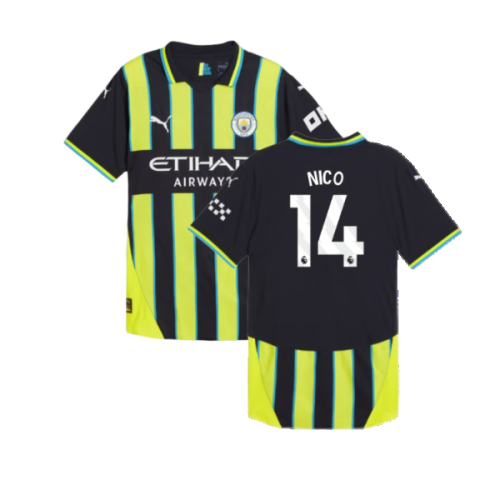 2024-2025 Man City Away Authentic Shirt (Nico 14)