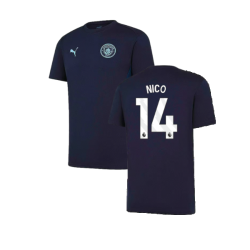 2024-2025 Man City Training Shirt (Inky Blue) - Kids (Nico 14)