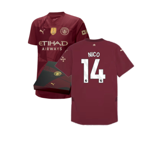 2024-2025 Man City Third Authentic Shirt w/packaging (Nico 14)