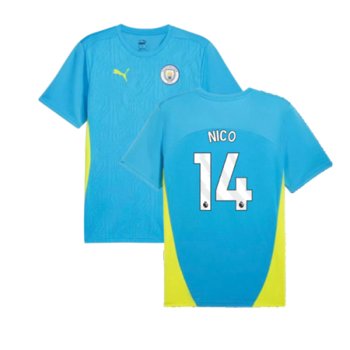 2024-2025 Man City Training Shirt (Magic Blue) (Nico 14)