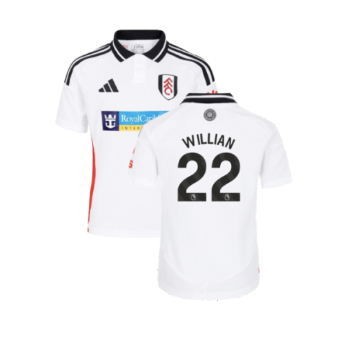 2024-2025 Fulham Home Shirt (Kids) (Willian 22)