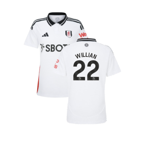 2024-2025 Fulham Home Shirt (Womens) (Willian 22)