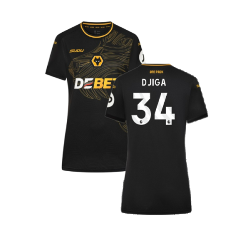 2024-2025 Wolves Away Shirt - Womens (Djiga 34)