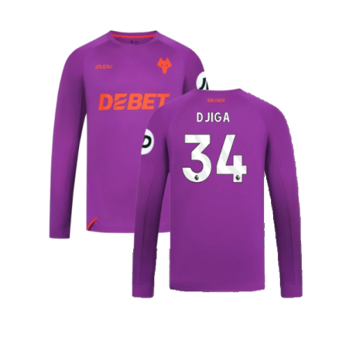 2024-2025 Wolves Long Sleeve Third Shirt (Djiga 34)