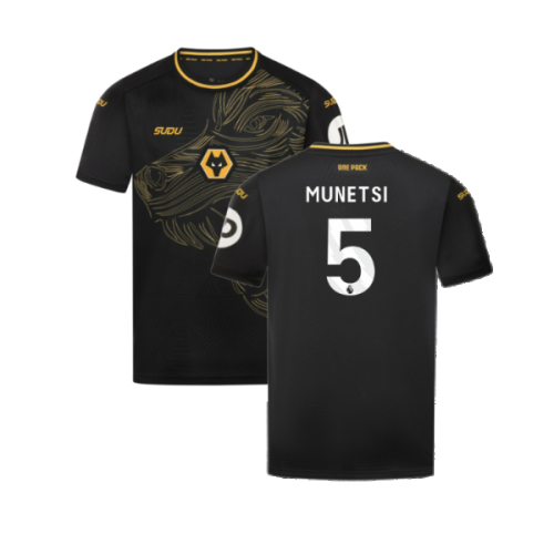 2024-2025 Wolves Away Shirt (Kids) (Munetsi 5)