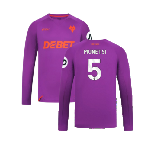 2024-2025 Wolves Long Sleeve Third Shirt (Munetsi 5)