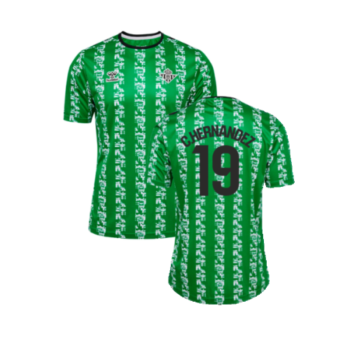 2024-2025 Real Betis Pre Game Jersey (Green) (C.Hernandez 19)