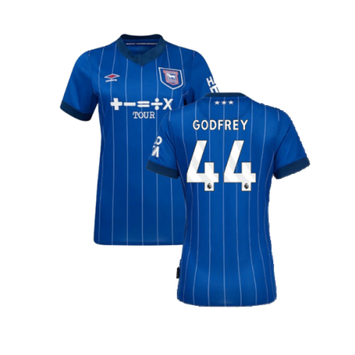 2024-2025 Ipswich Home Shirt (Womens) (Godfrey 44)