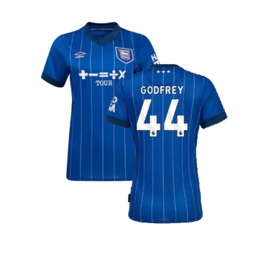 2024-2025 Ipswich Town Home Shirt (Womens) (Godfrey 44)