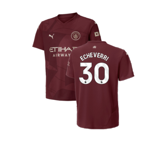 2024-2025 Man City Third Shirt (Kids) (Echeverri 30)