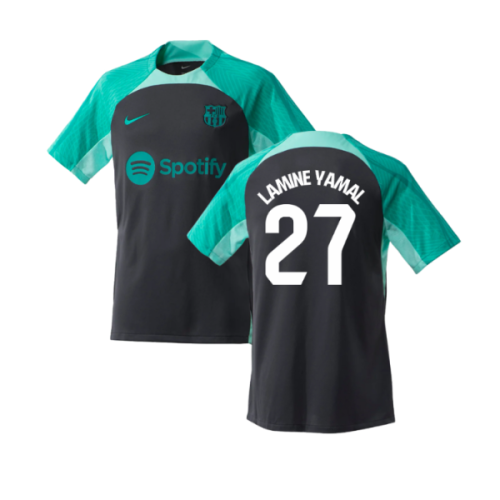 2023-2024 Barcelona Training Shirt (Thunder) (Lamine Yamal 27)