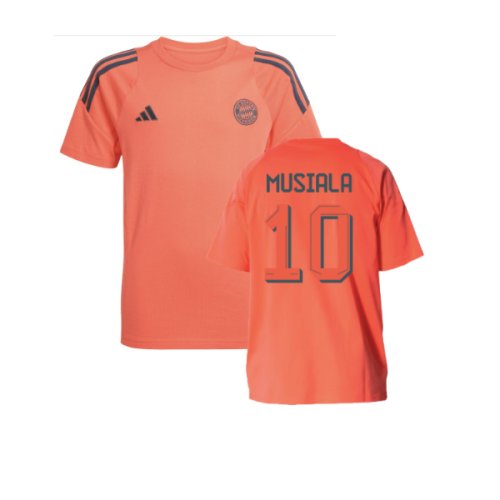 2025-2026 Bayern Munich Training Tee (Easy Coral) - Kids (Musiala 10)