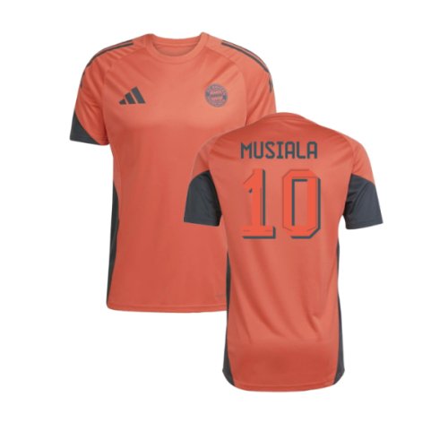 2025-2026 Bayern Munich Training Shirt (Easy Coral) (Musiala 10)
