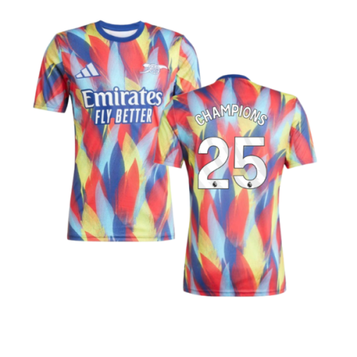 2025-2026 Arsenal Pre-Match Shirt (Victory Blue) (Champions 25)