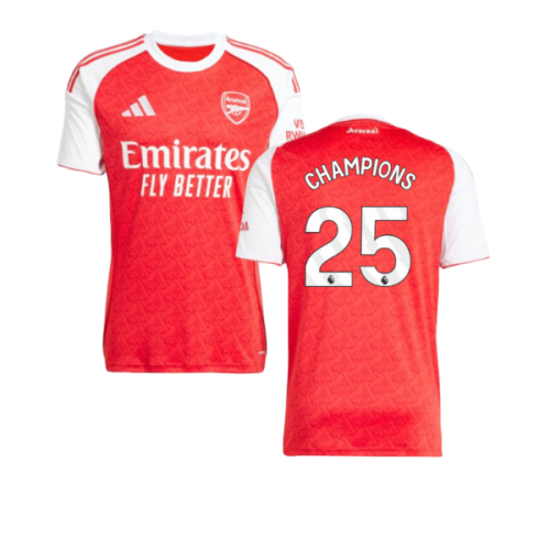 2025-2026 Arsenal Home Shirt (Champions 25)